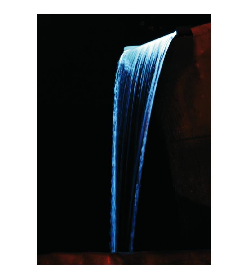 Ledstrip voor waterval 30 cm blauw